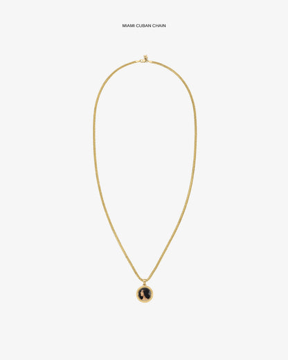 Aimé Leon Dore Evening blue 14Kt Gold Hera Pendant Jewelry