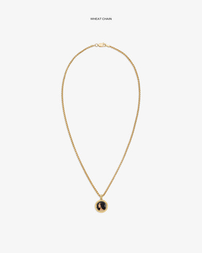 Aimé Leon Dore Evening blue 14Kt Gold Hera Pendant Jewelry