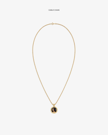 Aimé Leon Dore Evening blue 14Kt Gold Hera Pendant Jewelry