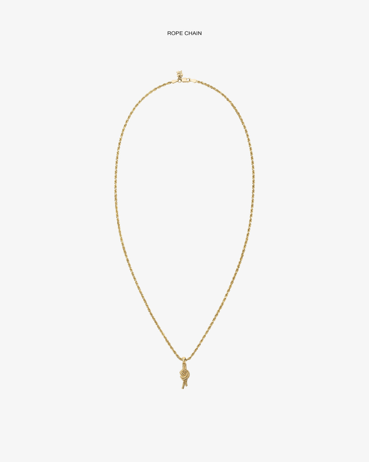 Aimé Leon Dore Evening blue 14Kt Gold Nautical Knot Pendant Jewelry