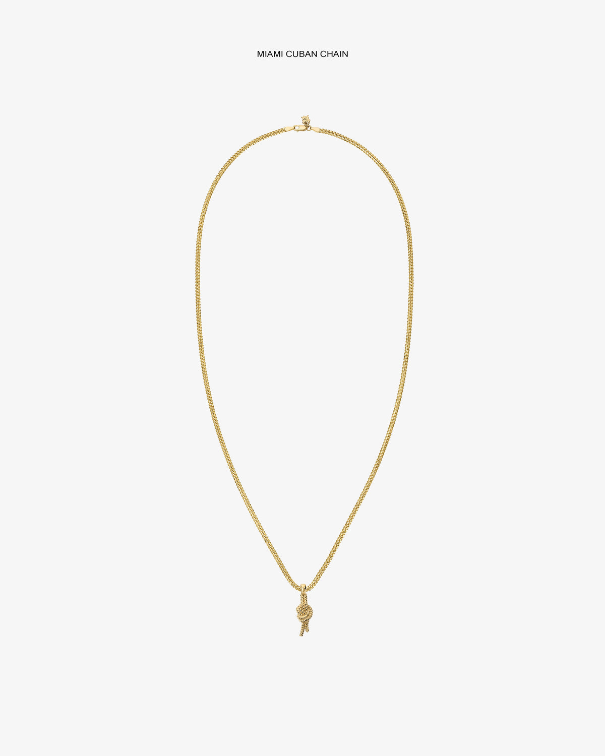 Aimé Leon Dore Evening blue 14Kt Gold Nautical Knot Pendant Jewelry