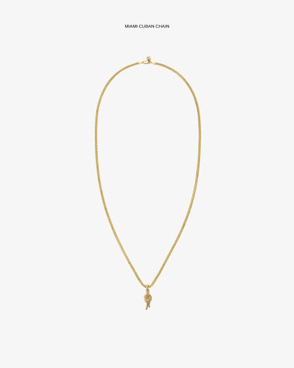 Aimé Leon Dore Evening blue 14Kt Gold Nautical Knot Pendant Jewelry
