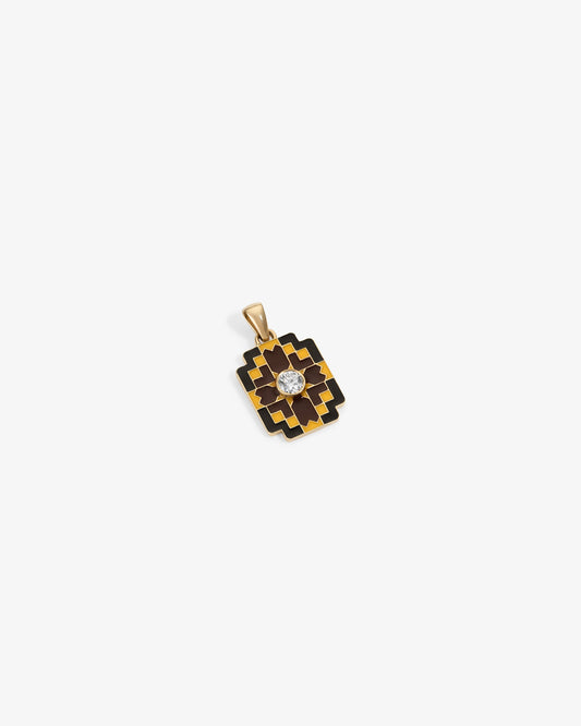 Aimé Leon Dore Evening blue Diamond Mosaic Pendant Jewelry