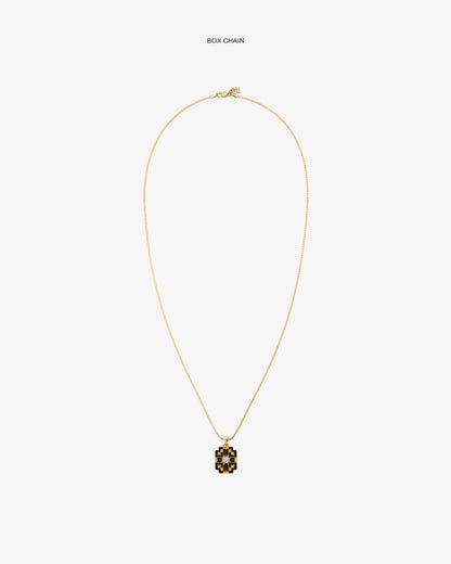 Aimé Leon Dore Evening blue Diamond Mosaic Pendant Jewelry