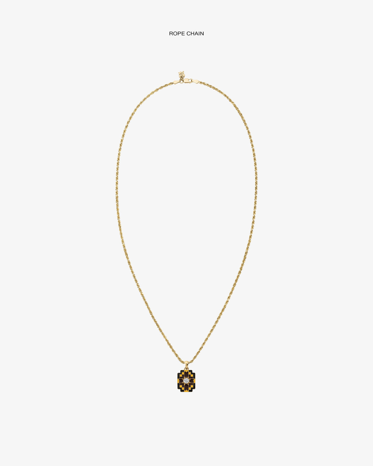 Aimé Leon Dore Evening blue Diamond Mosaic Pendant Jewelry