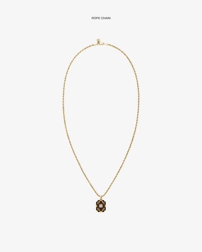 Aimé Leon Dore Evening blue Diamond Mosaic Pendant Jewelry