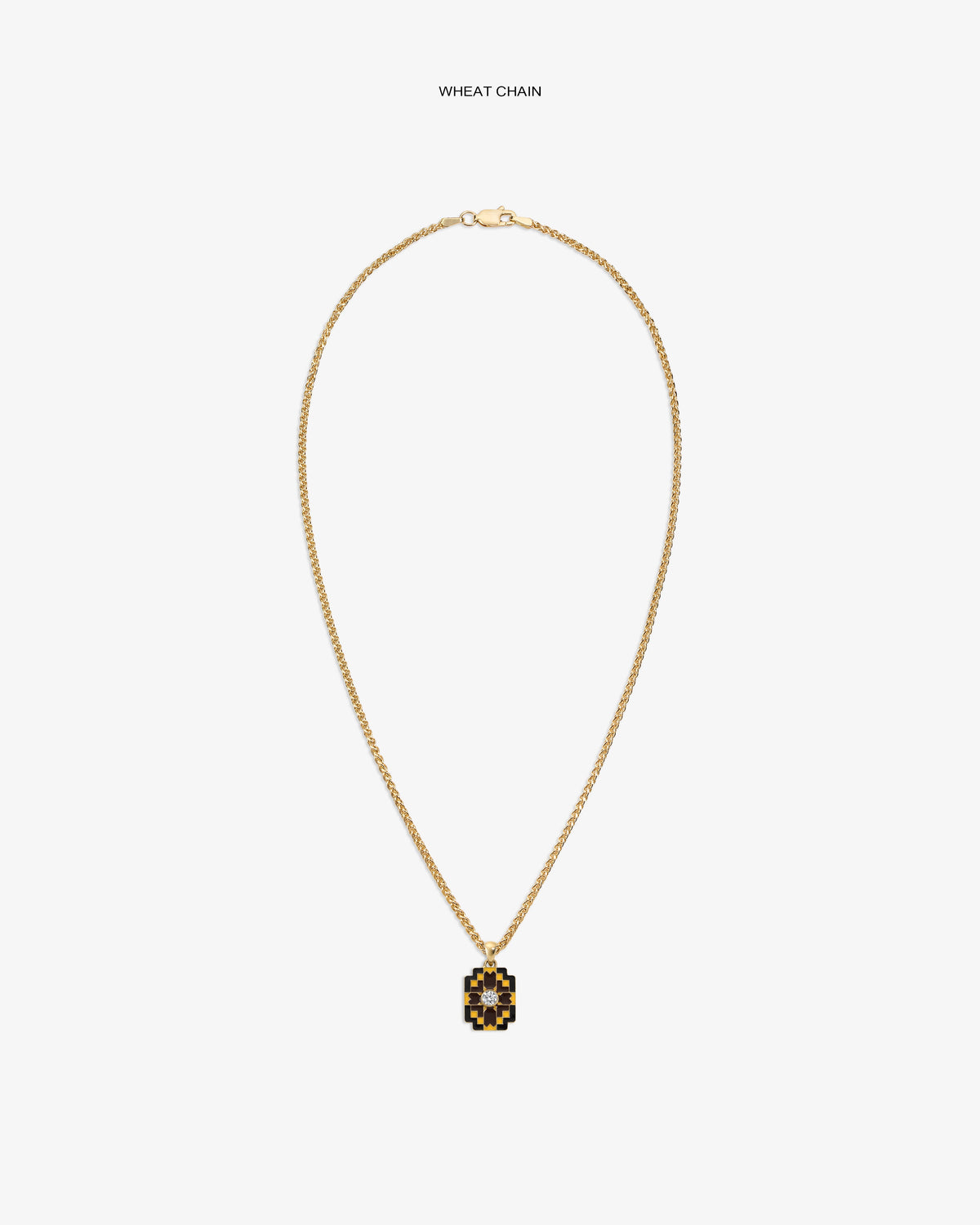 Aimé Leon Dore Evening blue Diamond Mosaic Pendant Jewelry