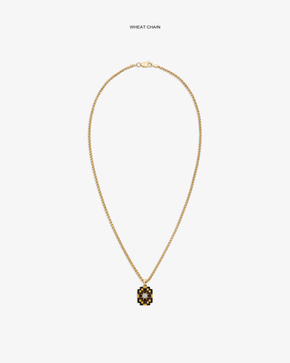 Aimé Leon Dore Evening blue Diamond Mosaic Pendant Jewelry