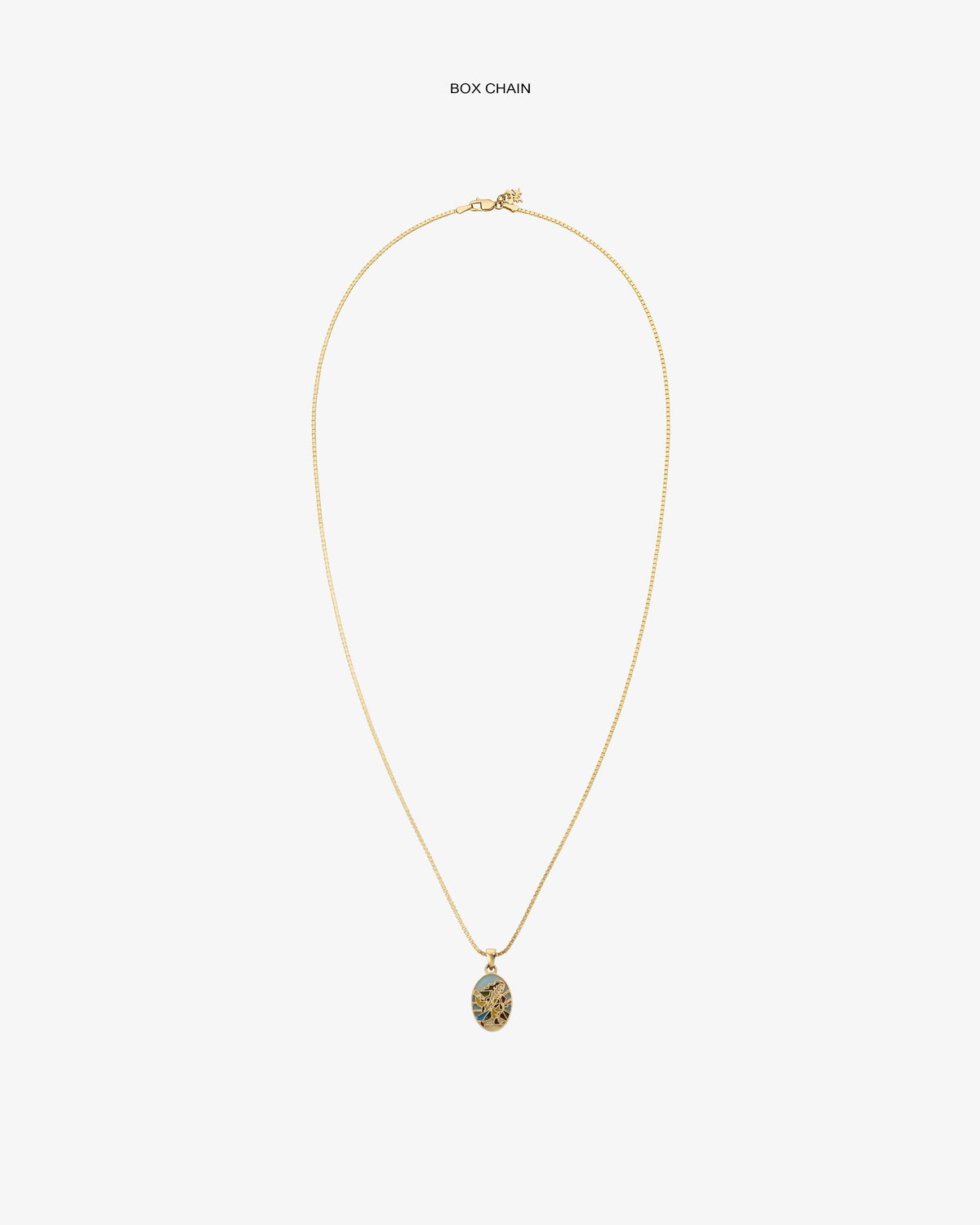 Aimé Leon Dore Evening blue 14Kt Gold Molina Pendant Jewelry