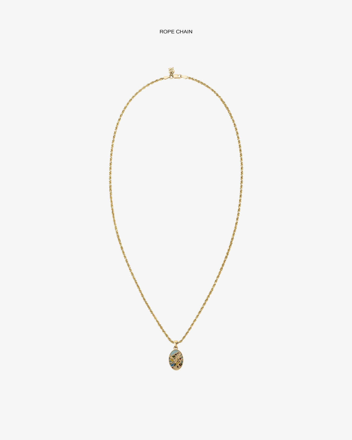 Aimé Leon Dore Evening blue 14Kt Gold Molina Pendant Jewelry