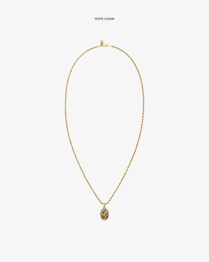 Aimé Leon Dore Evening blue 14Kt Gold Molina Pendant Jewelry