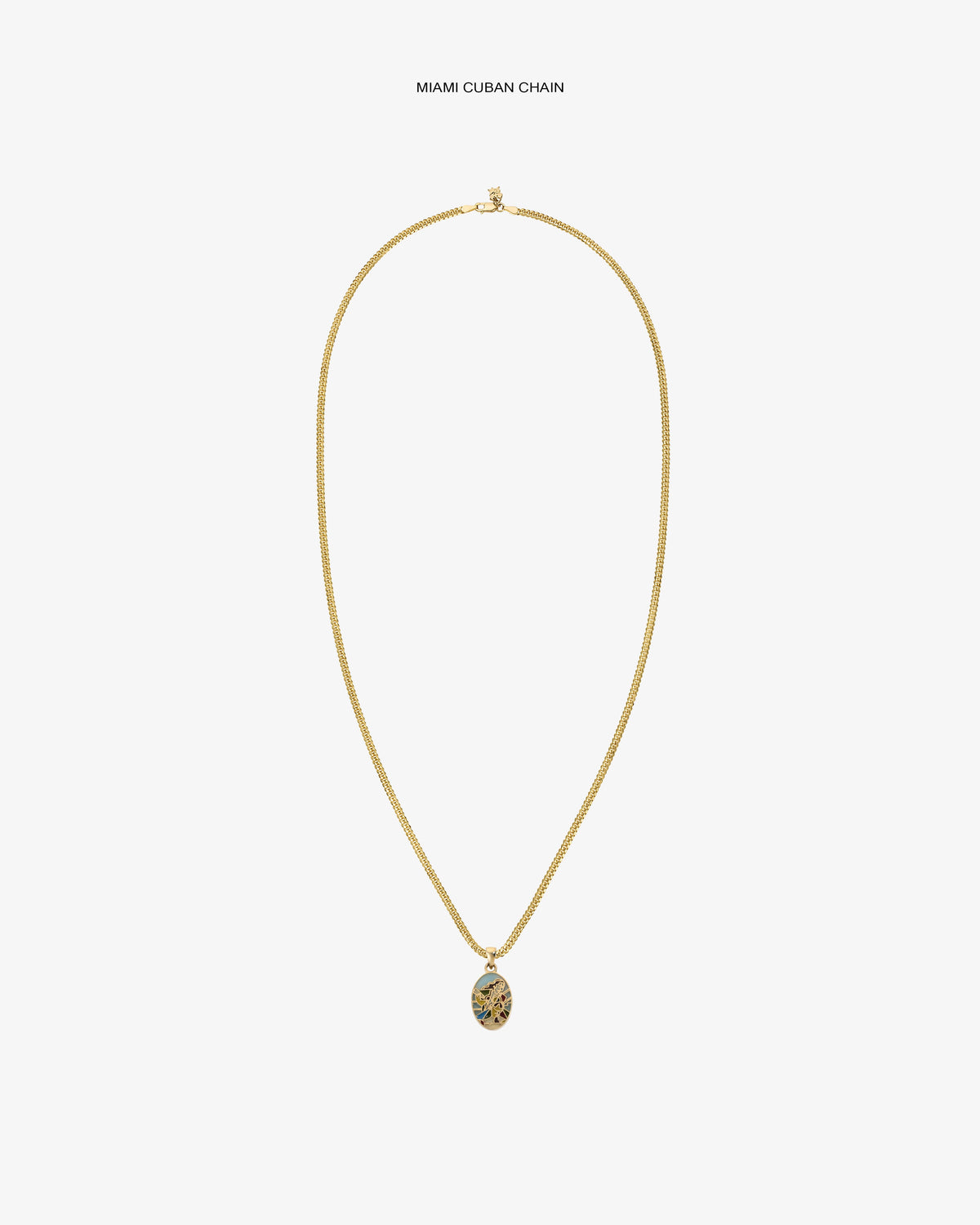 Aimé Leon Dore Evening blue 14Kt Gold Molina Pendant Jewelry