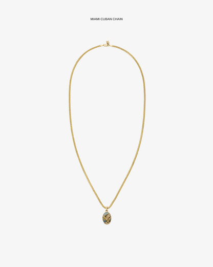 Aimé Leon Dore Evening blue 14Kt Gold Molina Pendant Jewelry