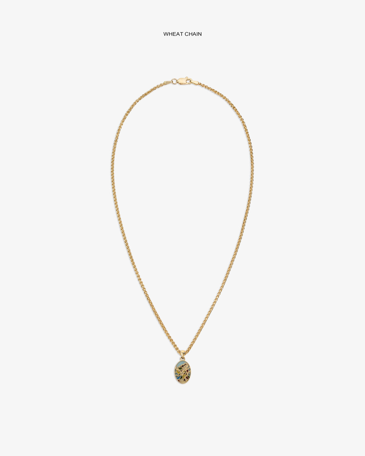 Aimé Leon Dore Evening blue 14Kt Gold Molina Pendant Jewelry