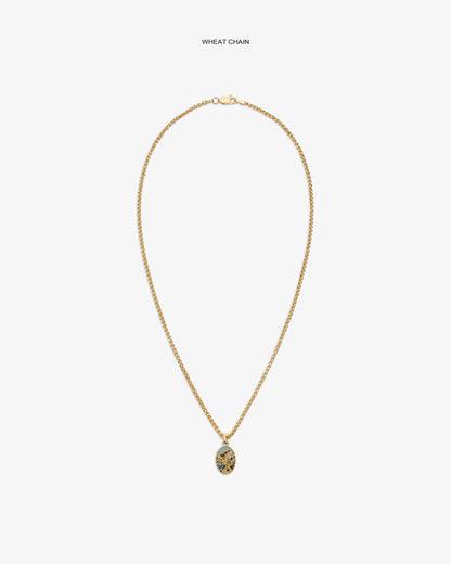 Aimé Leon Dore Evening blue 14Kt Gold Molina Pendant Jewelry