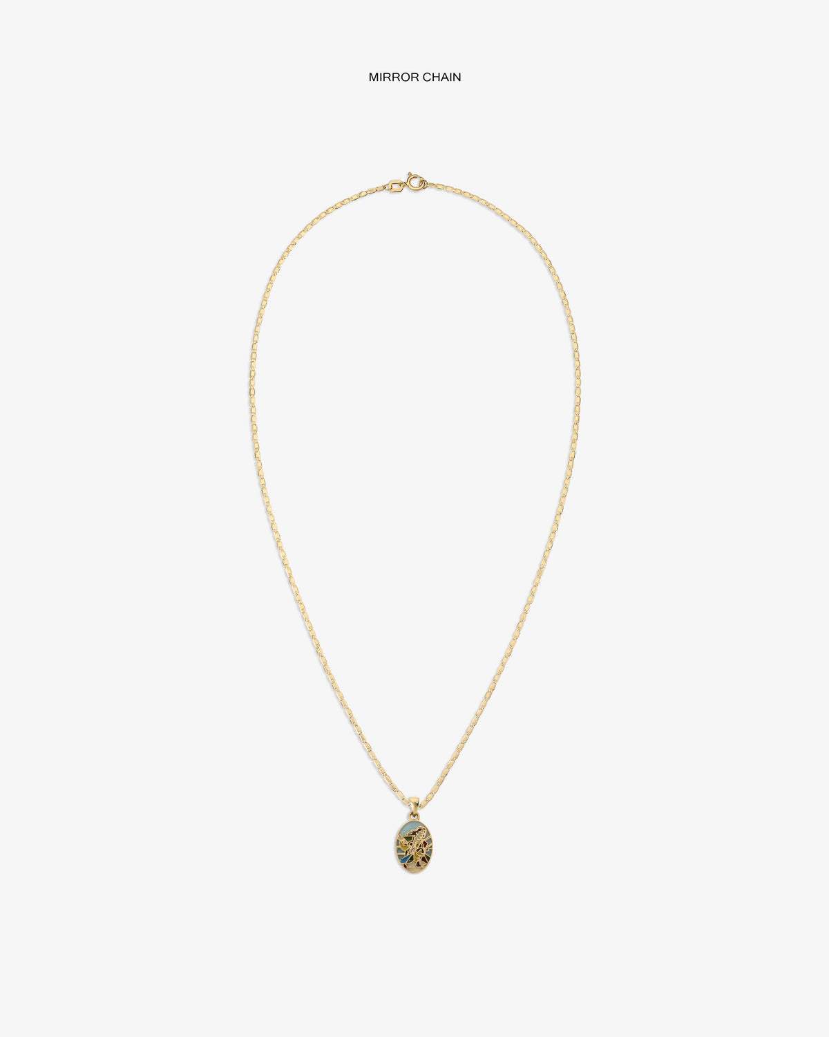 Aimé Leon Dore Evening blue 14Kt Gold Molina Pendant Jewelry