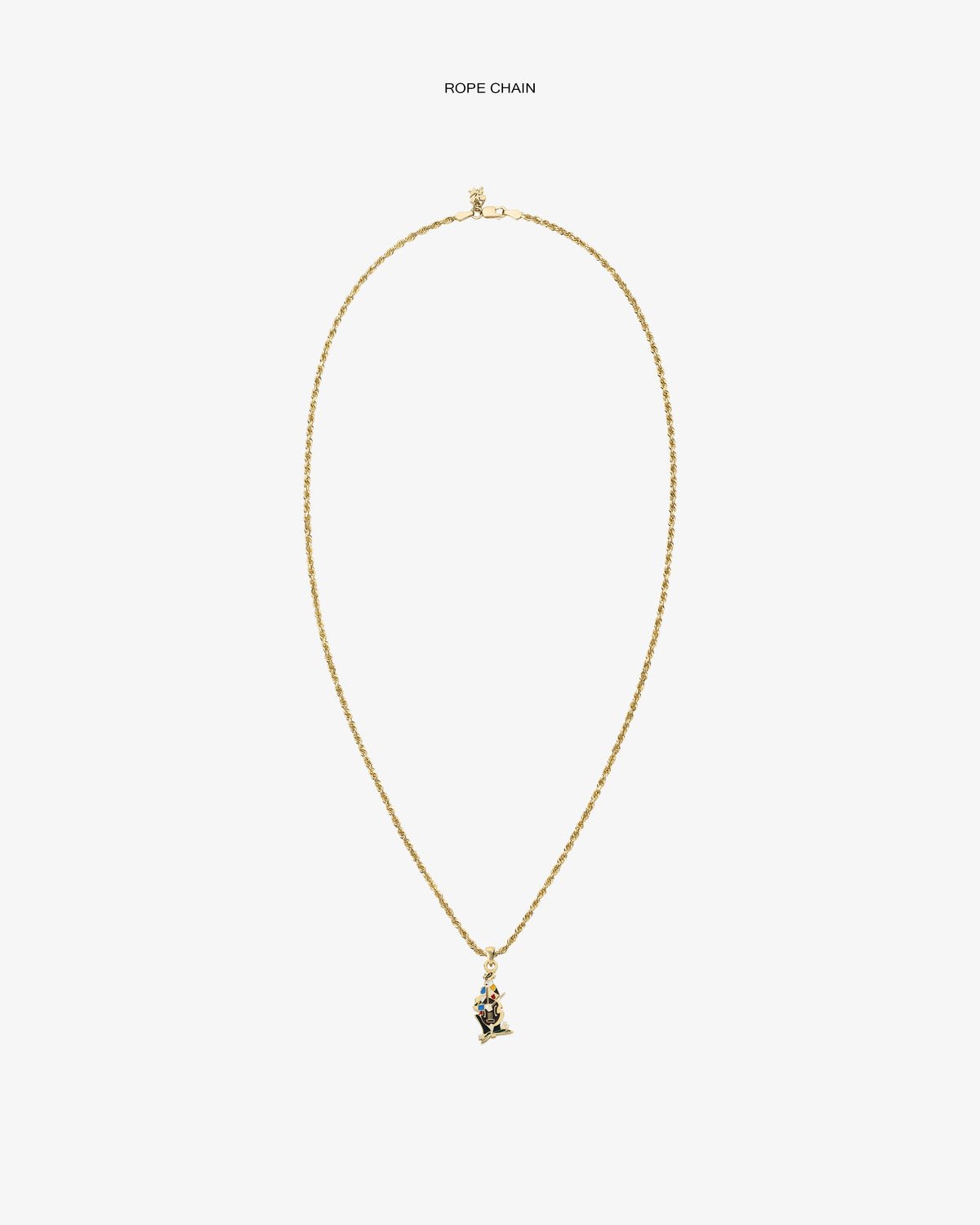 Aimé Leon Dore Evening blue 14Kt Gold Musician Pendant Jewelry