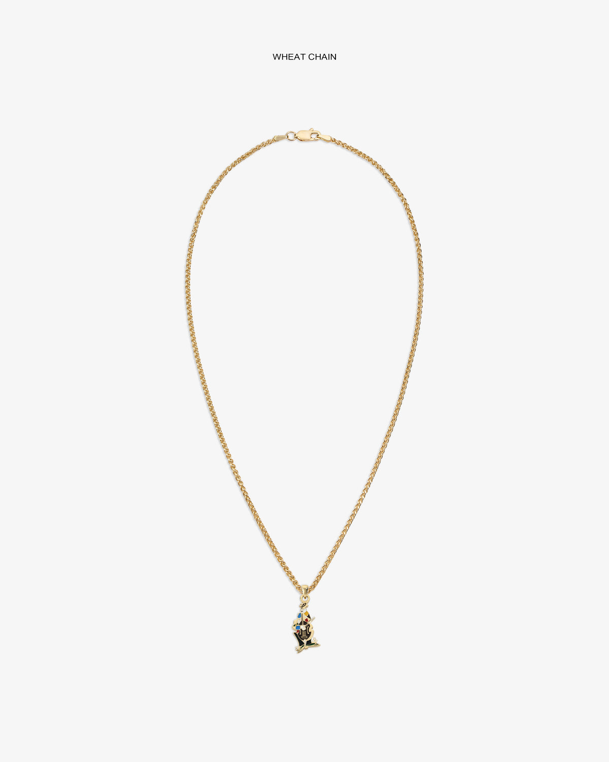 Aimé Leon Dore Evening blue 14Kt Gold Musician Pendant Jewelry
