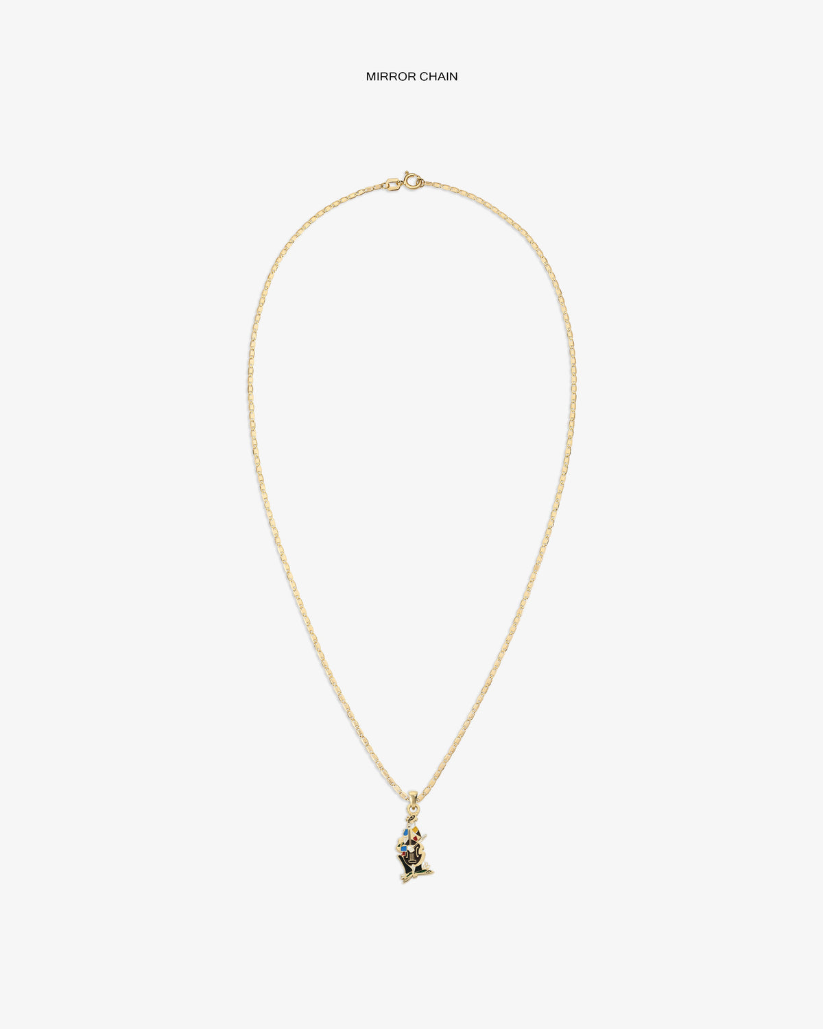 Aimé Leon Dore Evening blue 14Kt Gold Musician Pendant Jewelry