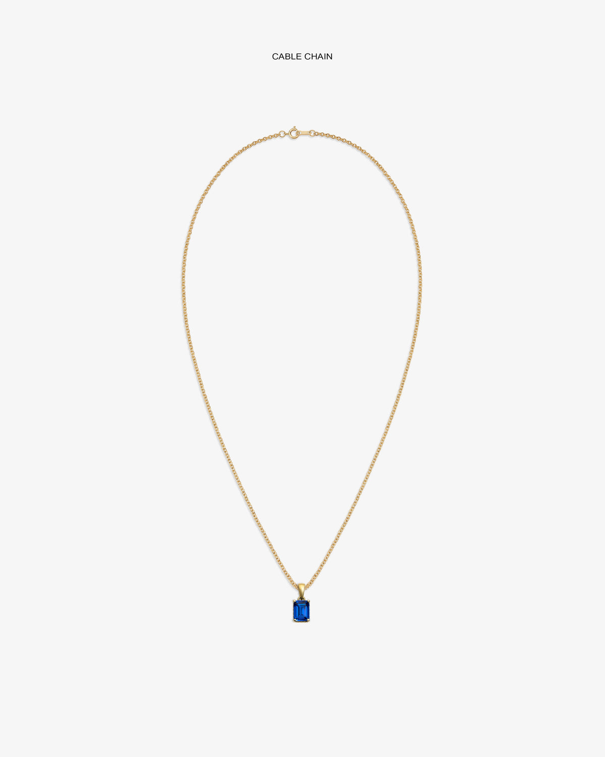 Aimé Leon Dore Evening blue 14Kt Gold Gemstone Pendant Jewelry