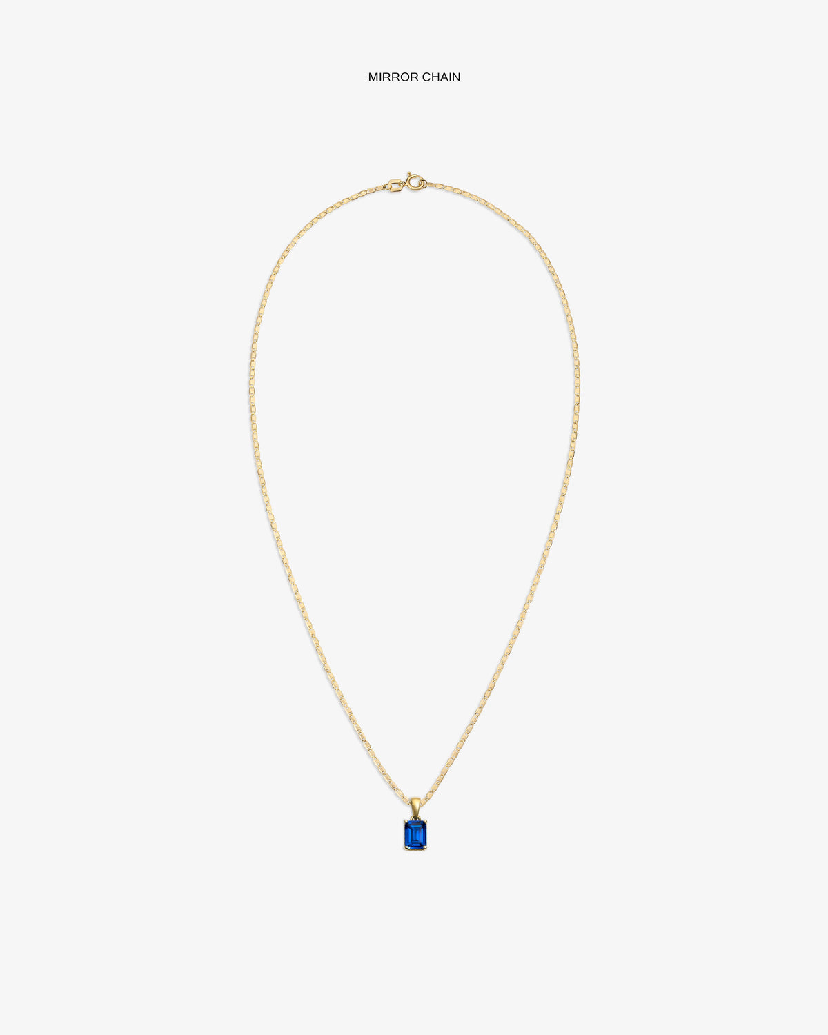 Aimé Leon Dore Evening blue 14Kt Gold Gemstone Pendant Jewelry