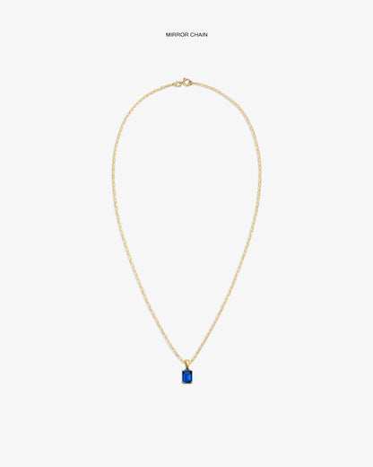 Aimé Leon Dore Evening blue 14Kt Gold Gemstone Pendant Jewelry