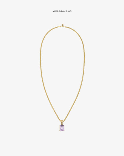 Aimé Leon Dore Evening blue 14Kt Gold Gemstone Pendant Jewelry