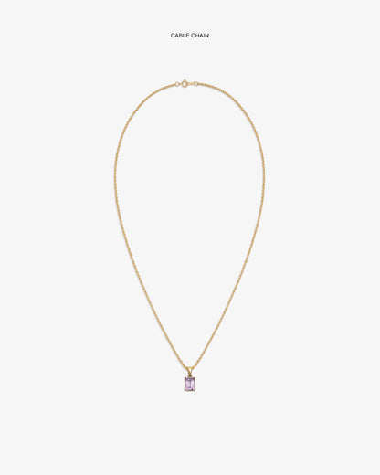 Aimé Leon Dore Evening blue 14Kt Gold Gemstone Pendant Jewelry