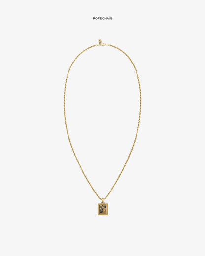 Aimé Leon Dore Evening blue 14Kt Gold Mytilene Pendant Jewelry