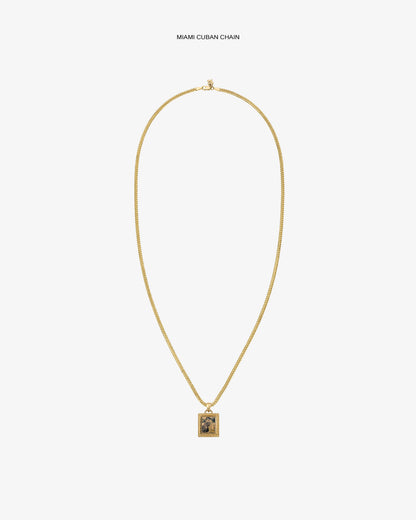 Aimé Leon Dore Evening blue 14Kt Gold Mytilene Pendant Jewelry