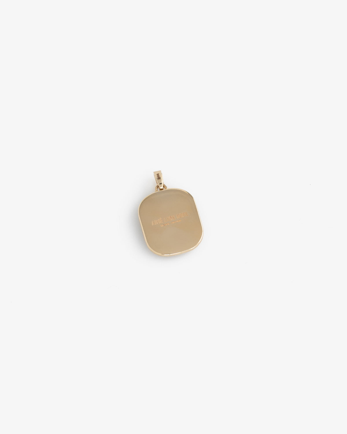 Aimé Leon Dore Evening blue 14Kt Gold Mosaic Pendant Jewelry