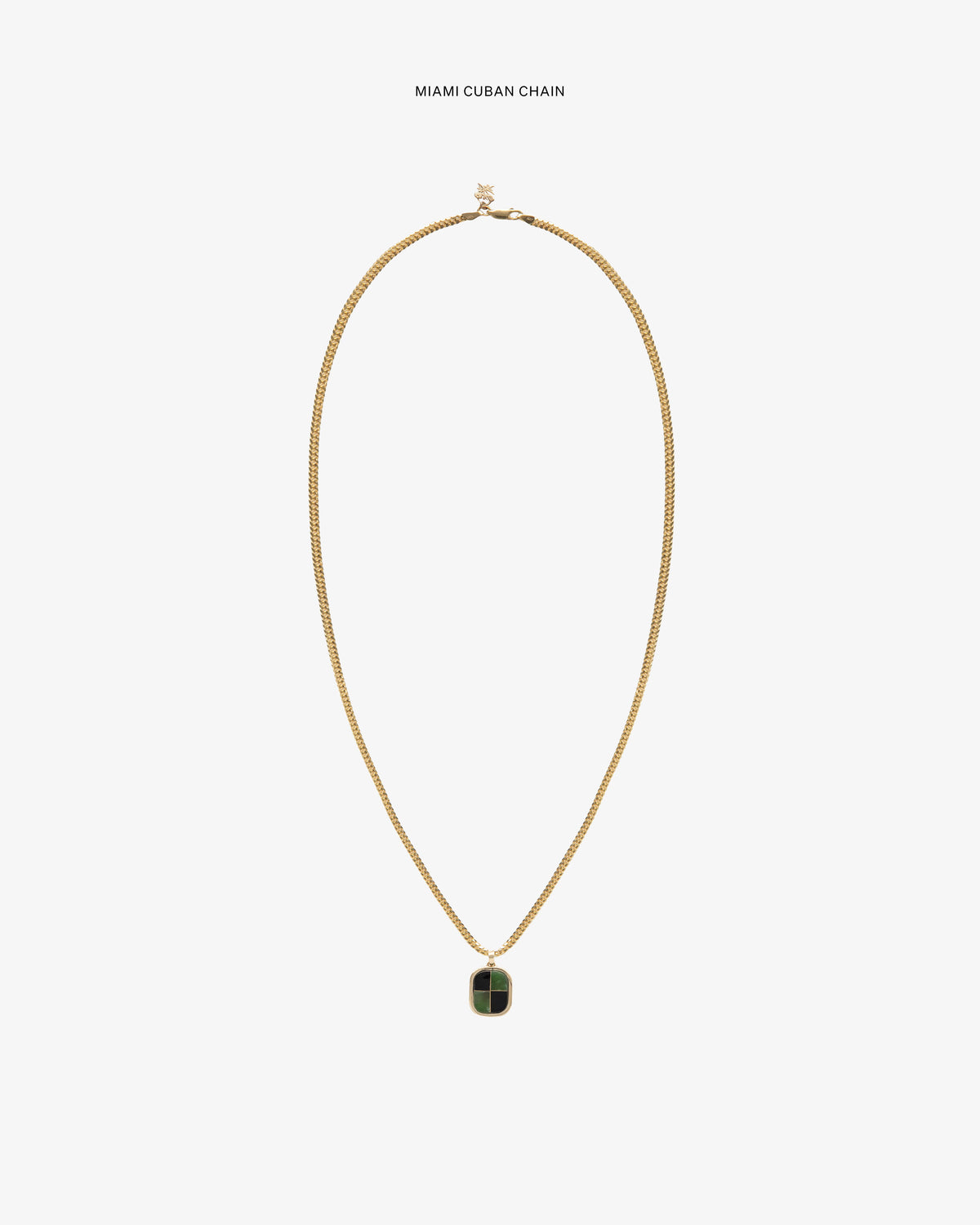 Aimé Leon Dore Evening blue 14Kt Gold Mosaic Pendant Jewelry