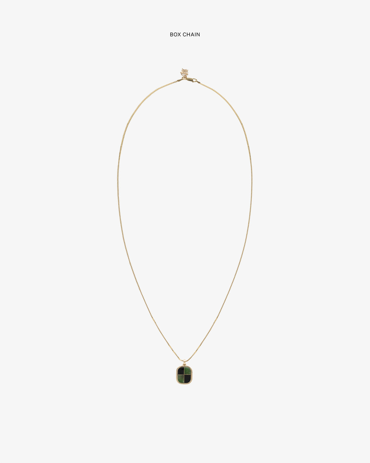 Aimé Leon Dore Evening blue 14Kt Gold Mosaic Pendant Jewelry