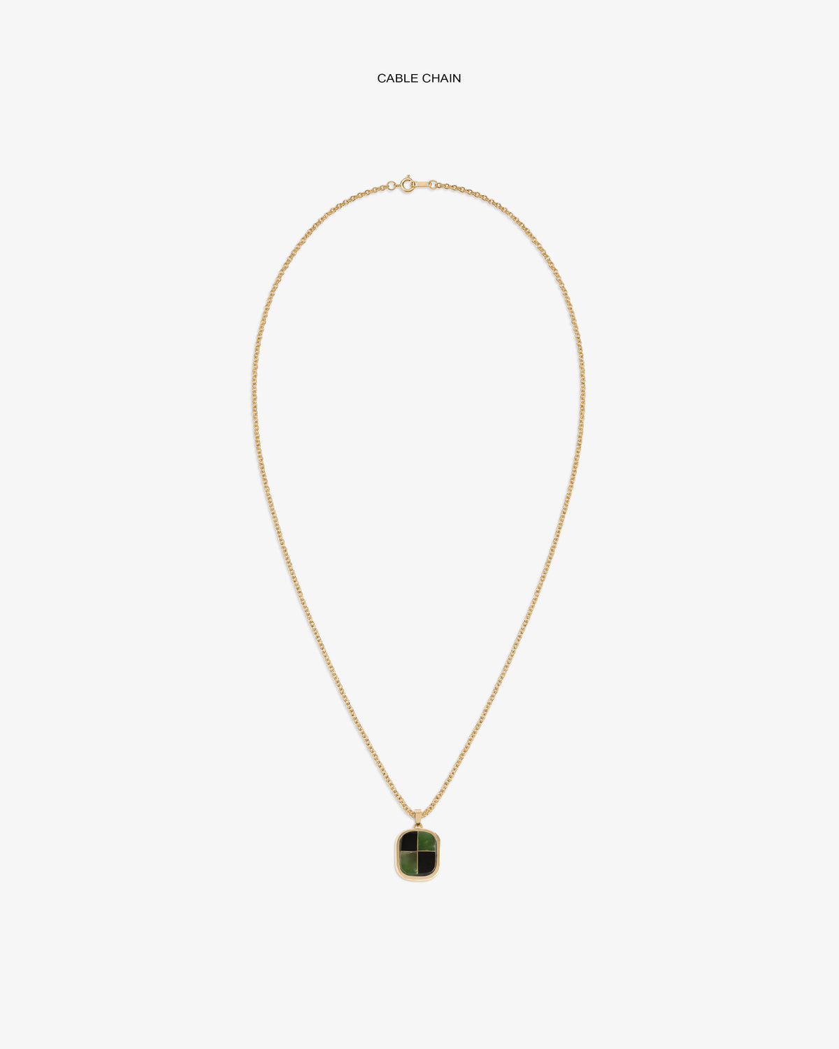 Aimé Leon Dore Evening blue 14Kt Gold Mosaic Pendant Jewelry