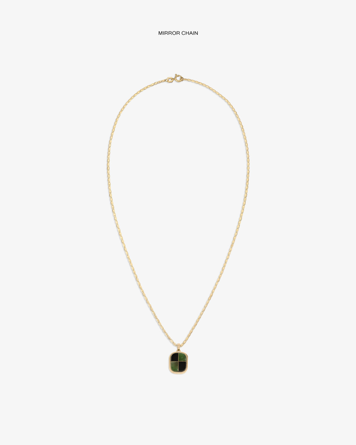 Aimé Leon Dore Evening blue 14Kt Gold Mosaic Pendant Jewelry