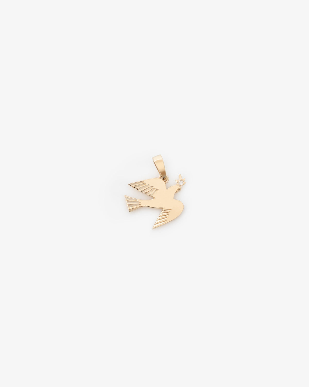 Aimé Leon Dore Evening blue 14Kt Gold Dove Pendant Jewelry