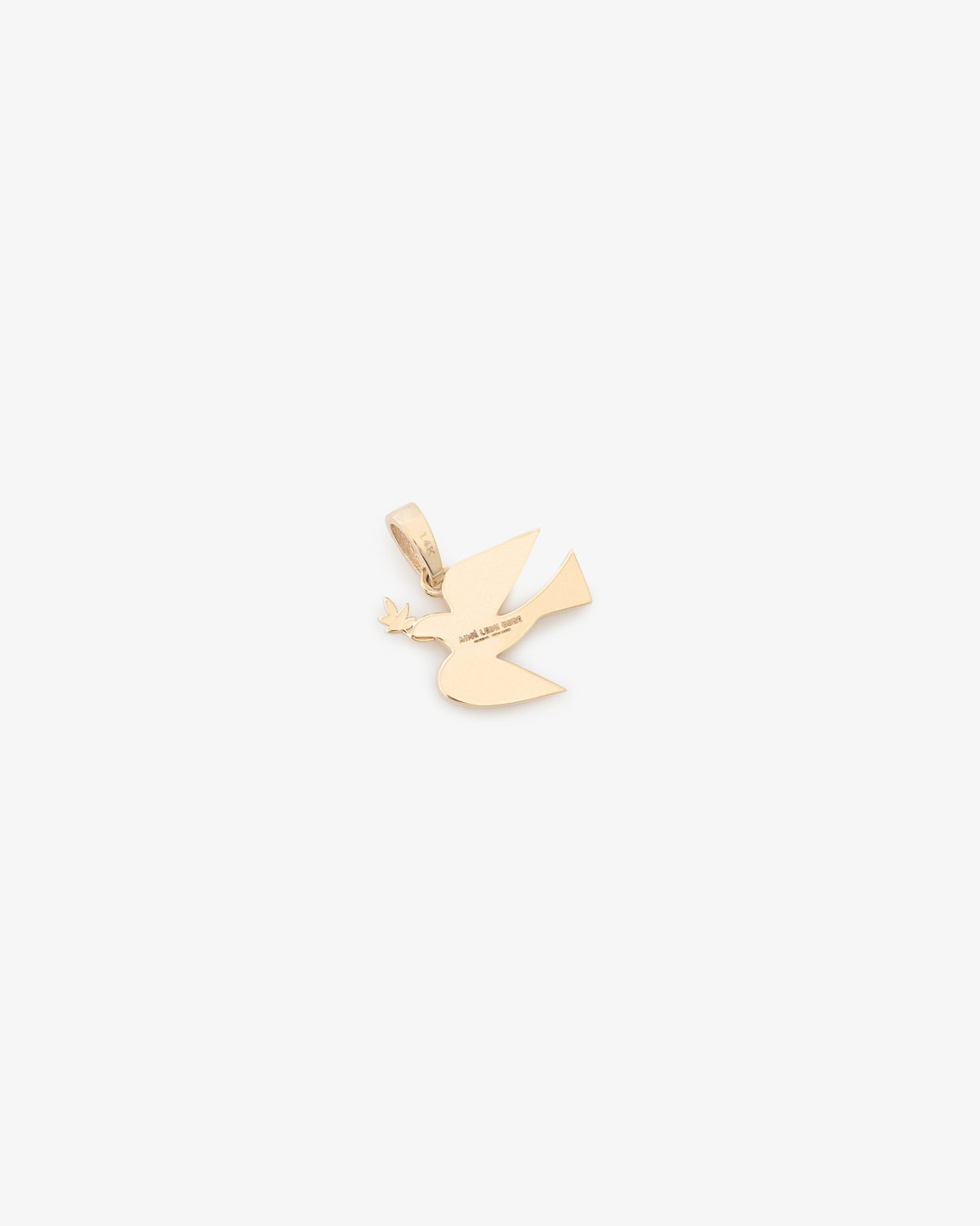 Aimé Leon Dore Evening blue 14Kt Gold Dove Pendant Jewelry