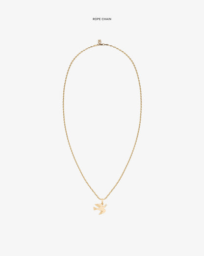 Aimé Leon Dore Evening blue 14Kt Gold Dove Pendant Jewelry