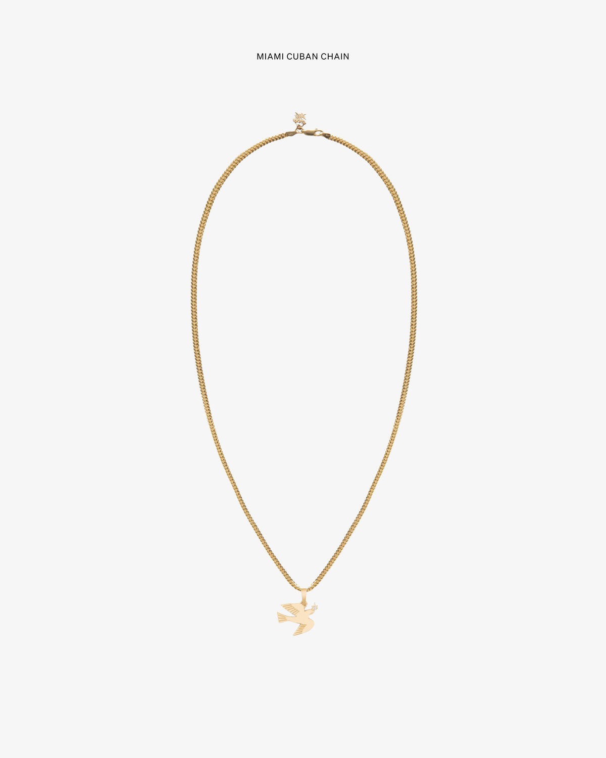 Aimé Leon Dore Evening blue 14Kt Gold Dove Pendant Jewelry