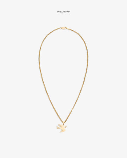 Aimé Leon Dore Evening blue 14Kt Gold Dove Pendant Jewelry