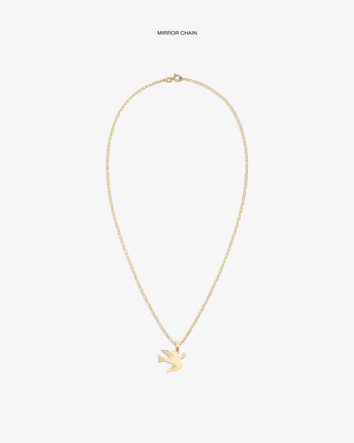 Aimé Leon Dore Evening blue 14Kt Gold Dove Pendant Jewelry
