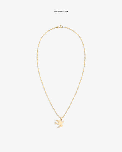 Aimé Leon Dore Evening blue 14Kt Gold Dove Pendant Jewelry