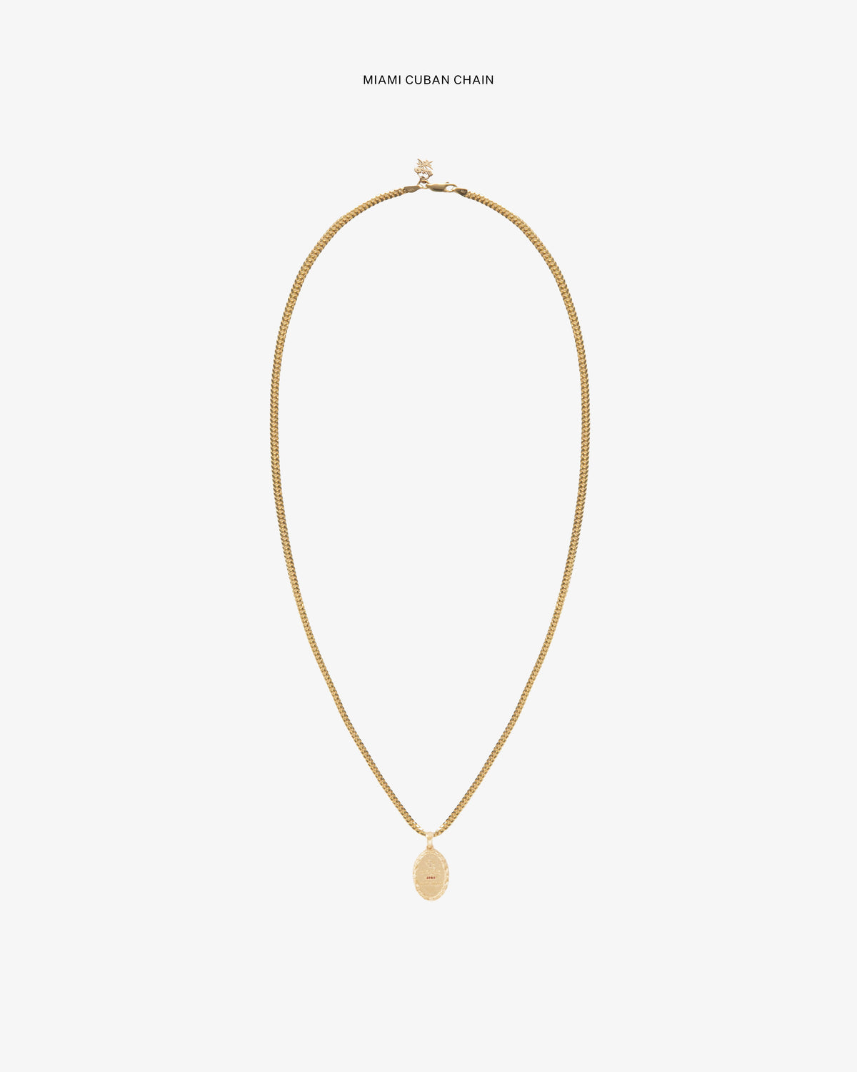 Aimé Leon Dore Evening blue 14Kt Gold Love Poem Pendant Jewelry