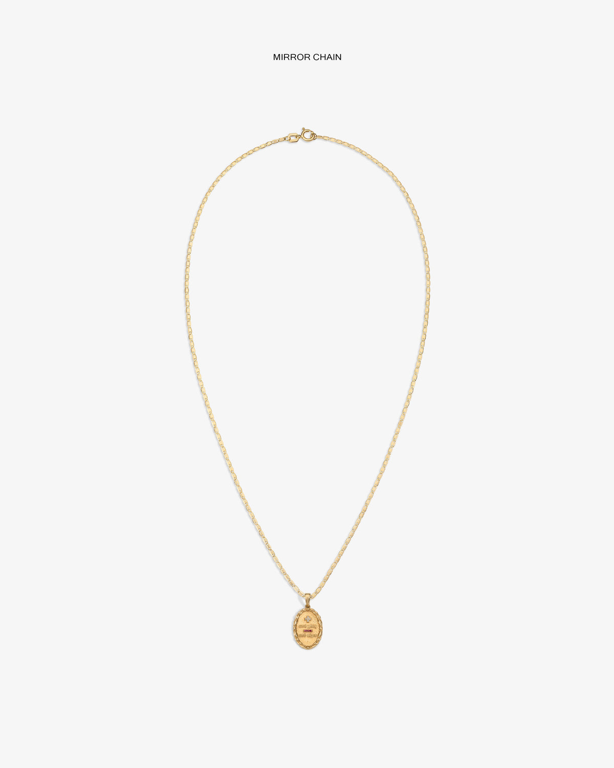 Aimé Leon Dore Evening blue 14Kt Gold Love Poem Pendant Jewelry
