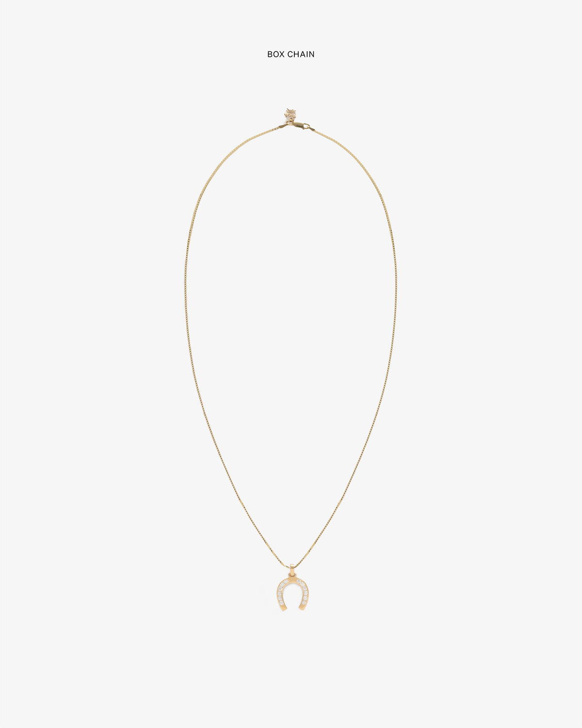 Aimé Leon Dore Evening blue Diamond Horseshoe Pendant Jewelry