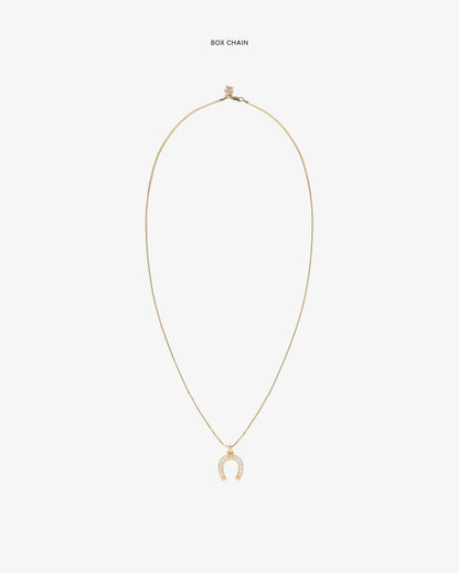 Aimé Leon Dore Evening blue Diamond Horseshoe Pendant Jewelry