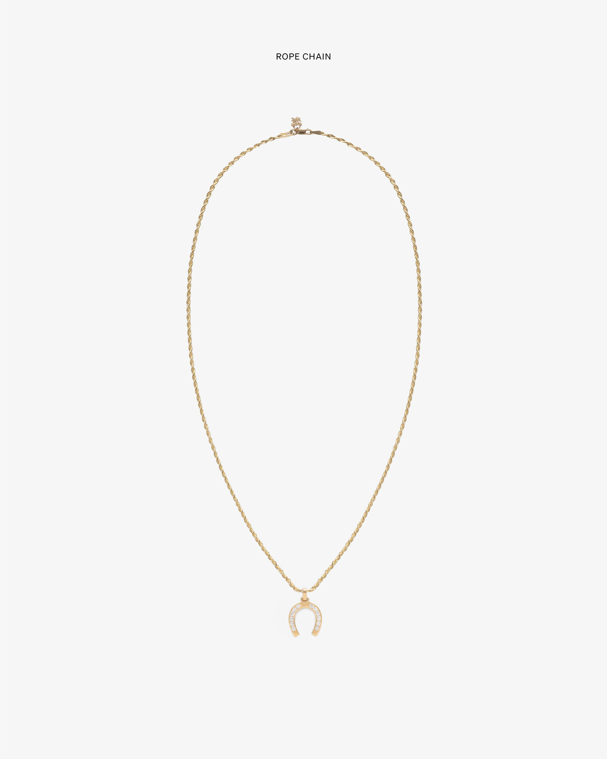 Aimé Leon Dore Evening blue Diamond Horseshoe Pendant Jewelry