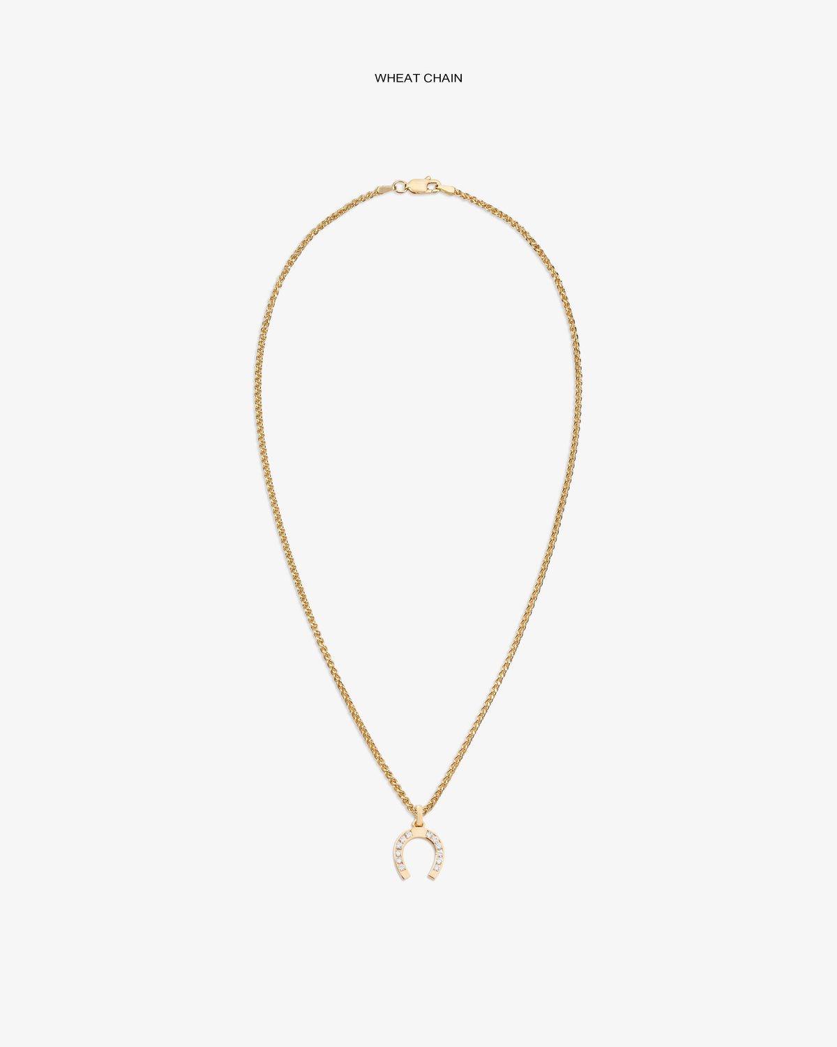 Aimé Leon Dore Evening blue Diamond Horseshoe Pendant Jewelry