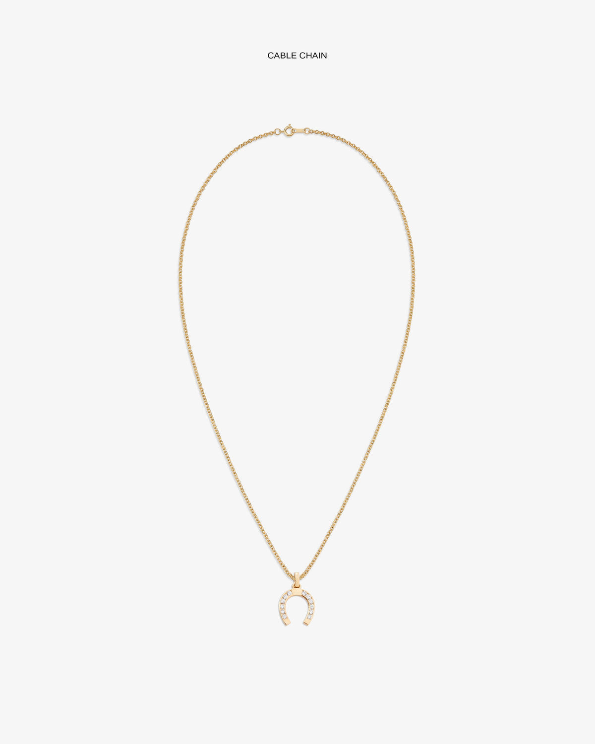 Aimé Leon Dore Evening blue Diamond Horseshoe Pendant Jewelry
