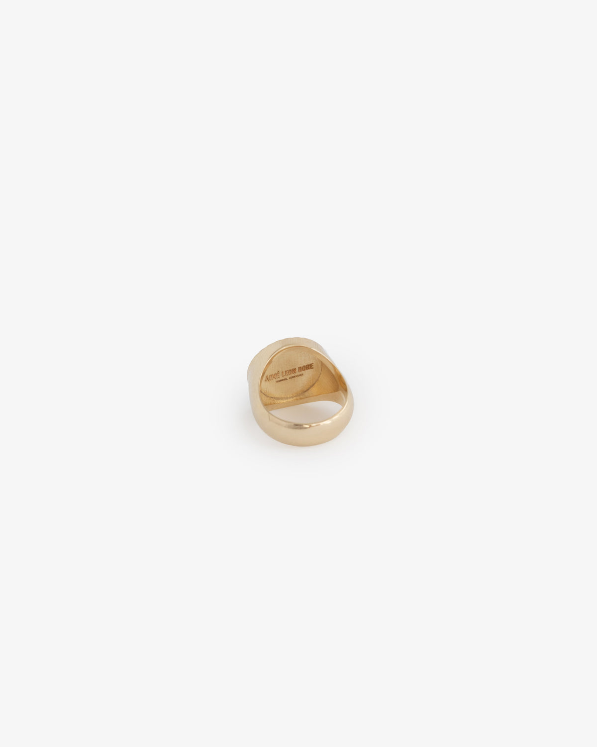 Aimé Leon Dore Evening blue 14Kt Queens Crest Ring Jewelry